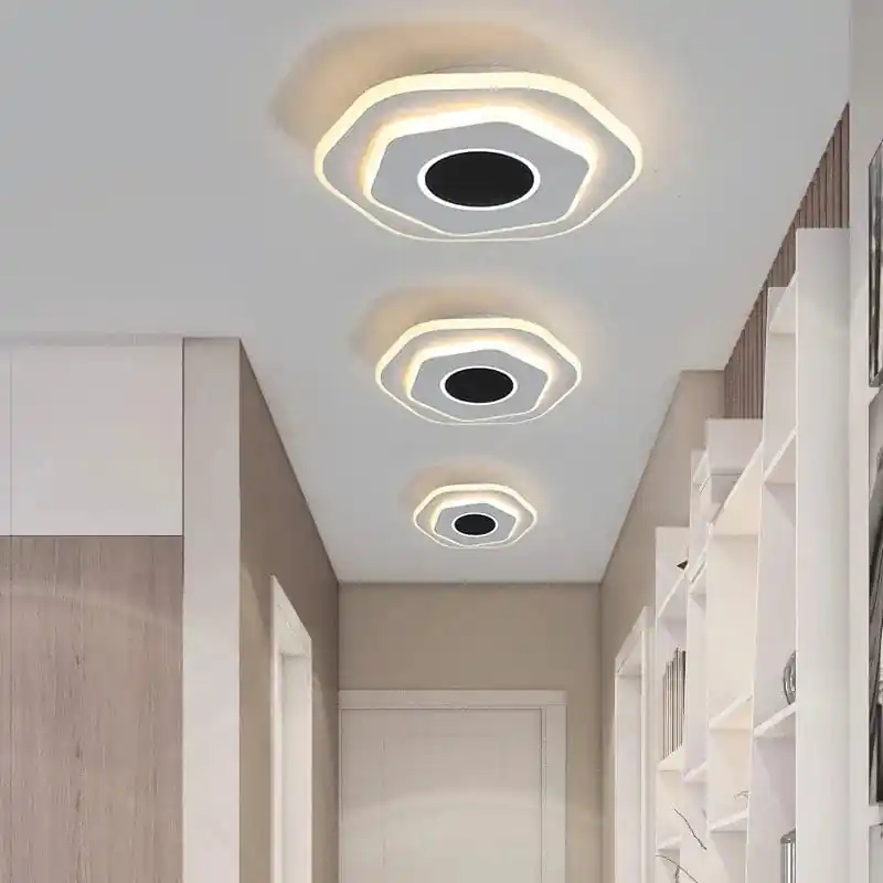 Plafonnier LED nordique en acrylique - Luminaire décoratif pour la maison