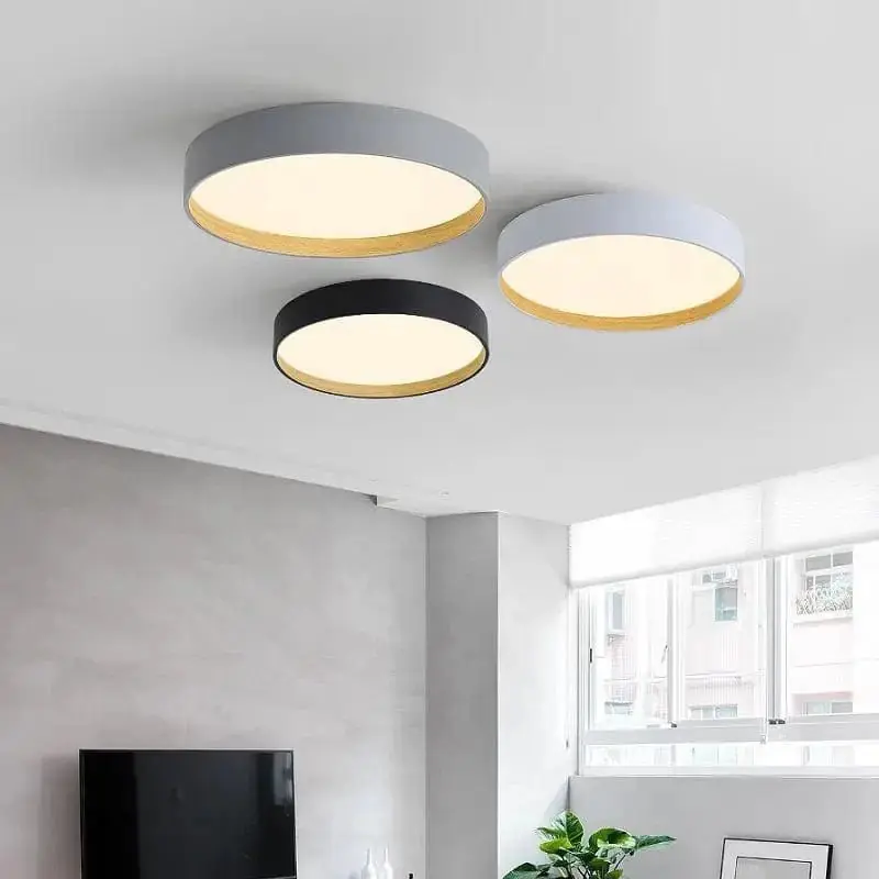 Plafonnier LED Minimal Wood Effect