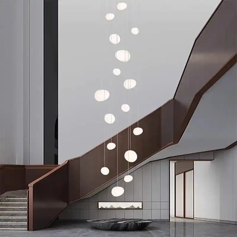 Lustre moderne pour salle à manger avec éclairage led suspendu