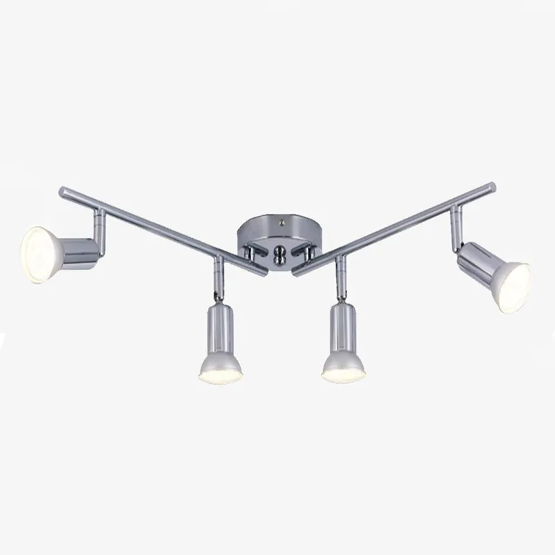Plafonnier toQi LED chromé ajustable pour la maison