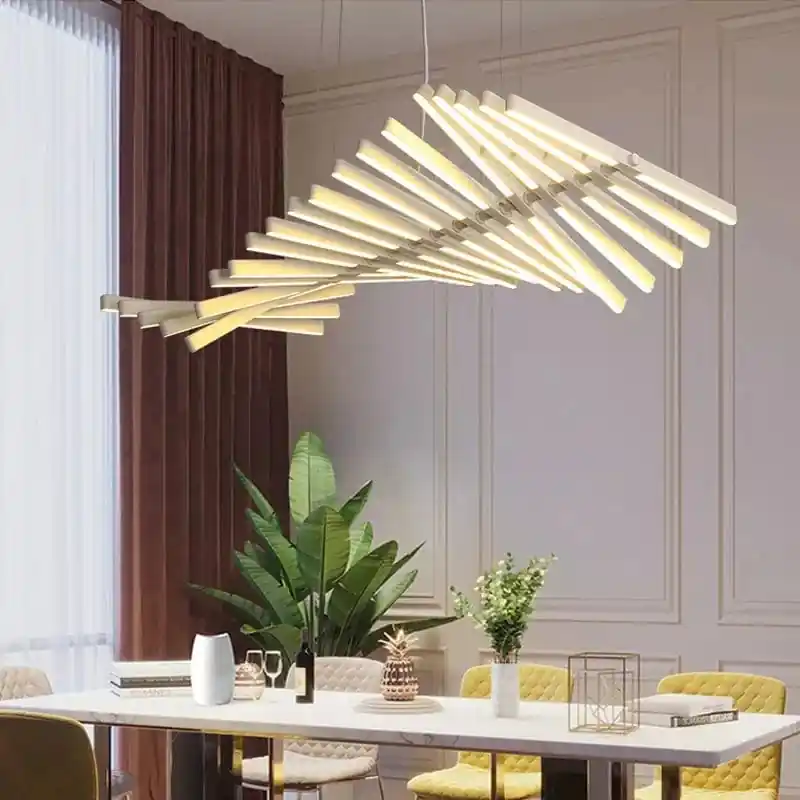 Lustre LED moderne - Éclairage Loft Nordique Noir\\/Blanc -Déco Suspension Lampe Restaurant Bar Luminaires