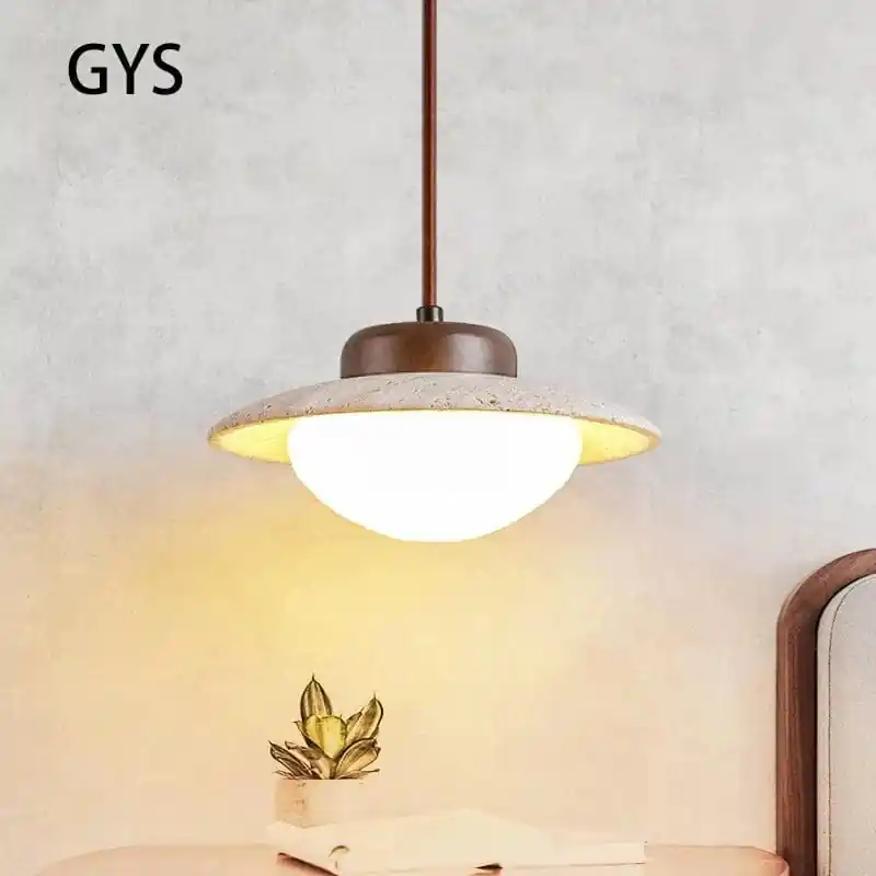 Lustre LED de chambre - Mélange de styles rustique et rétroTimeZone pour une ambiance chaleureuse