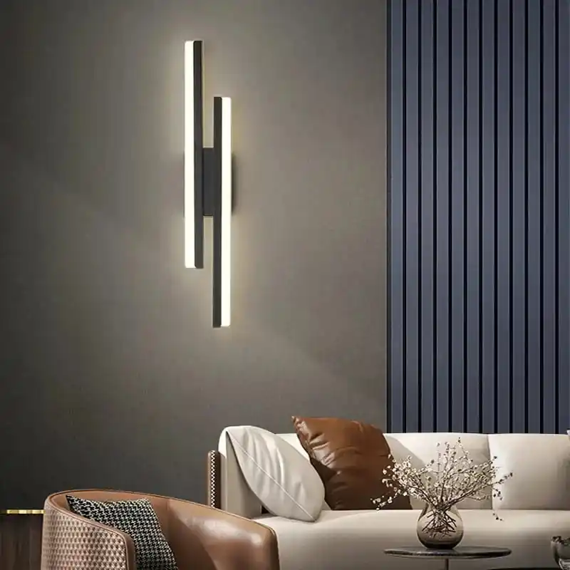 Applique murale de luxe à longue bande de design nordique