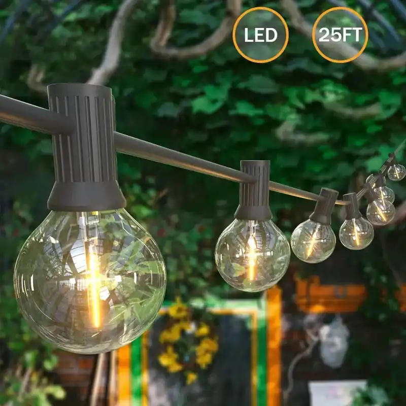 Guirlandes Lumineuses LED G40 pour l'Extérieur