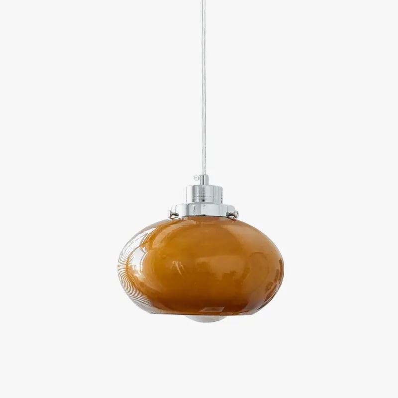 Suspension en verre contemporaine