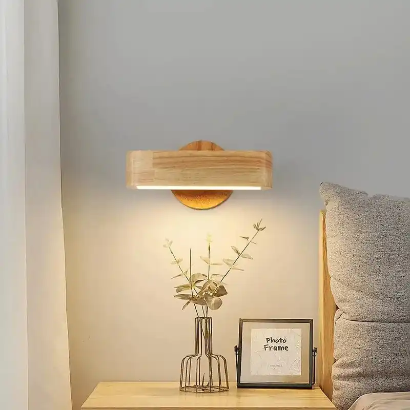 Applique murale design en bois - Idéale pour chambre et salon