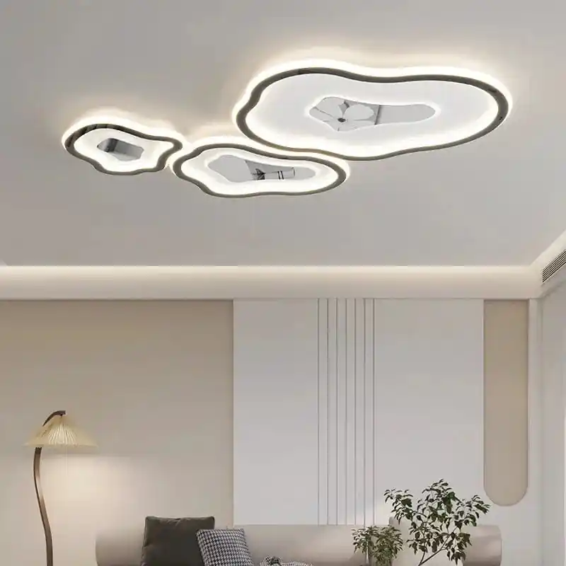 Plafonnier LED Chromé Moderne