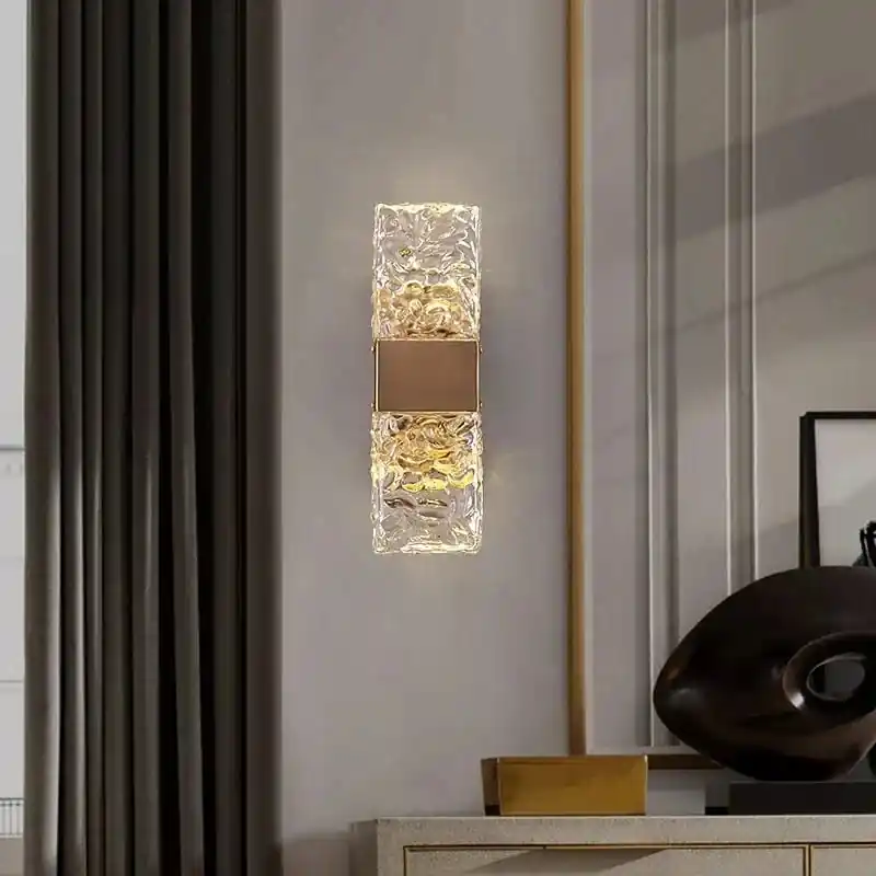 Applique cristal Cuivre luxe