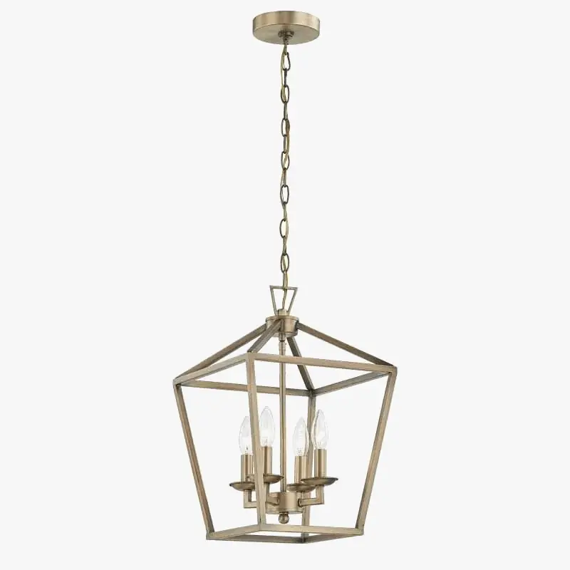 Suspension dorée LED BirdsCage