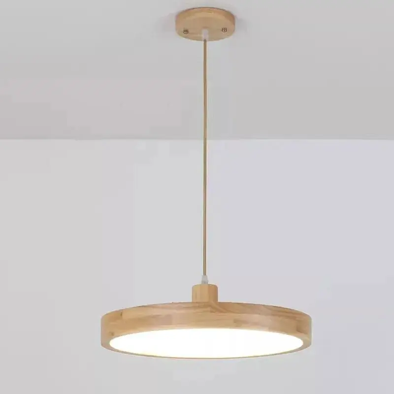 Lustre LED Zen en rondins