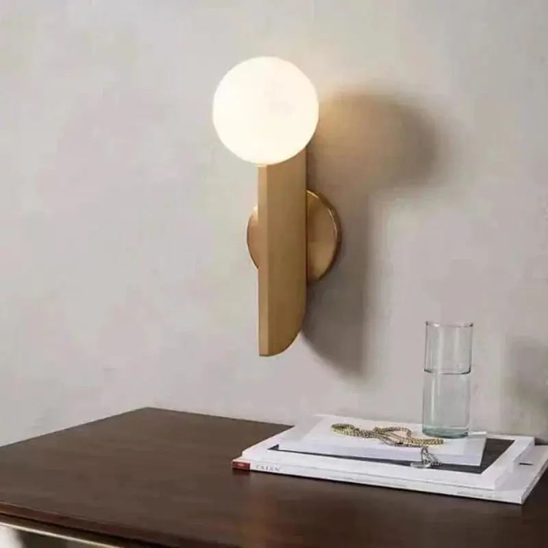 Applique murale LED Cuivre Doré