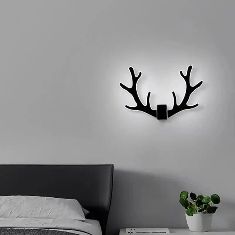 Applique murale LED Cerf Cartoon