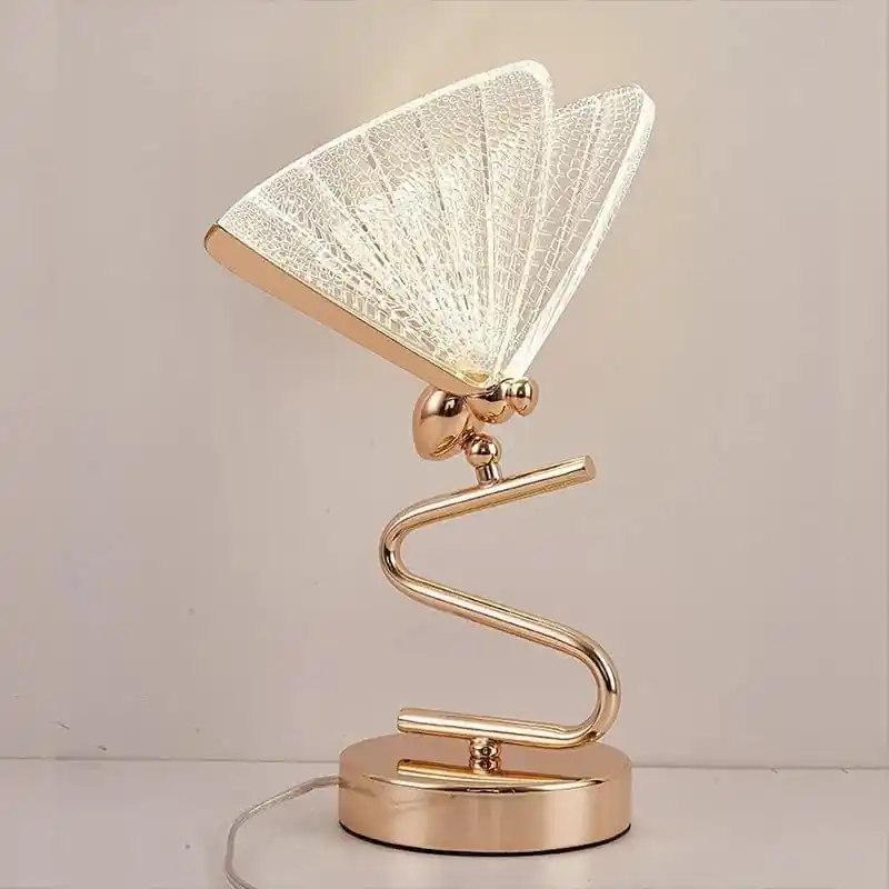 Lampe à poser papillon LED