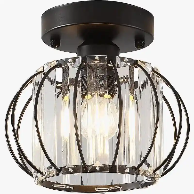 Plafonnier Cage Boule Moderne