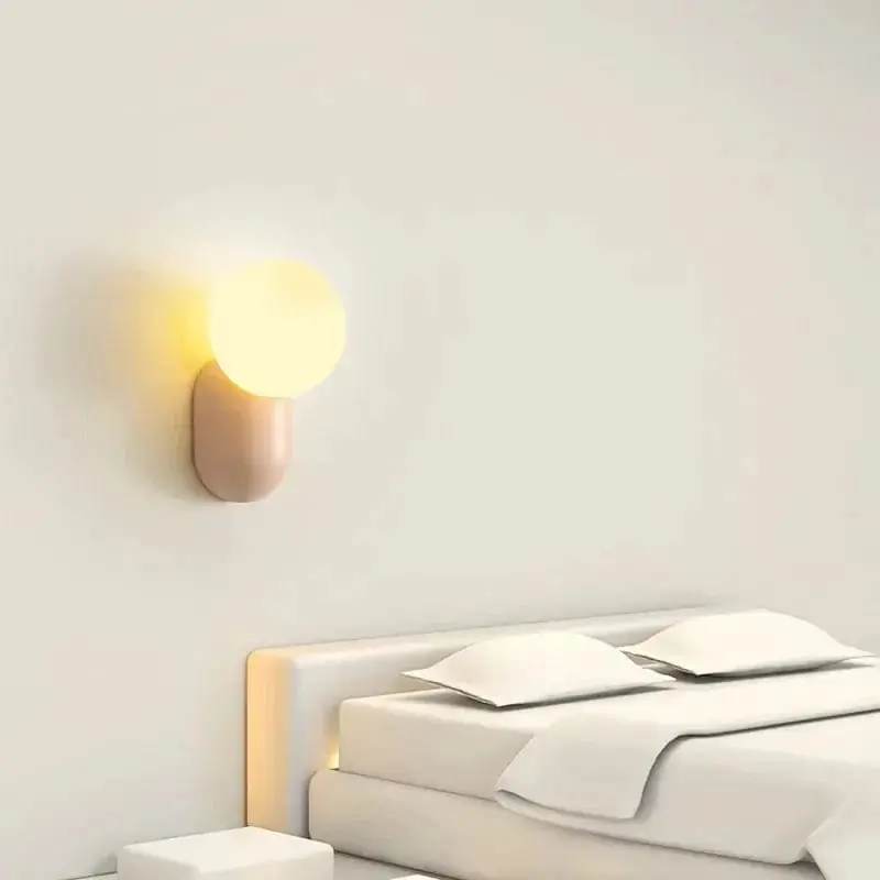 Applique Murale LED Nordique Vent Crème - Luminaire Chic