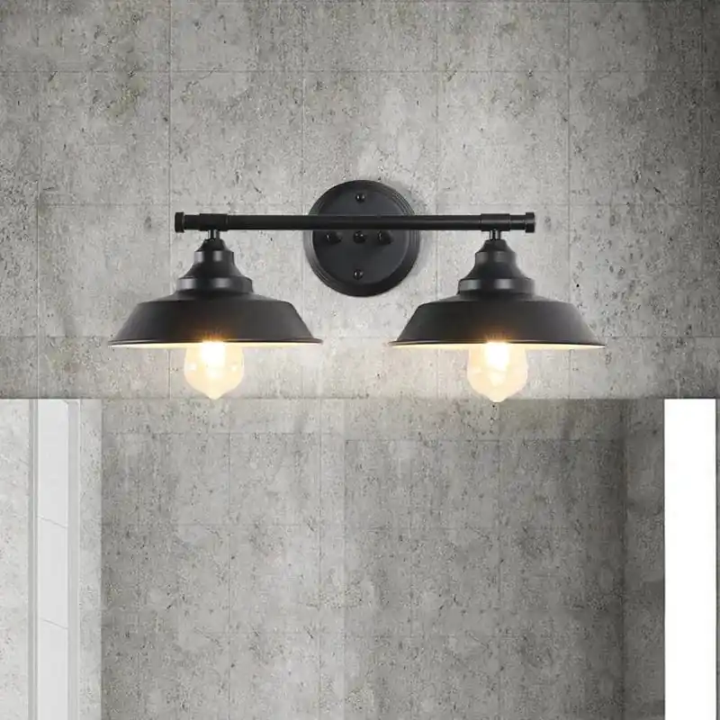 Applique Murale Loft Vintage Double Tête Fer