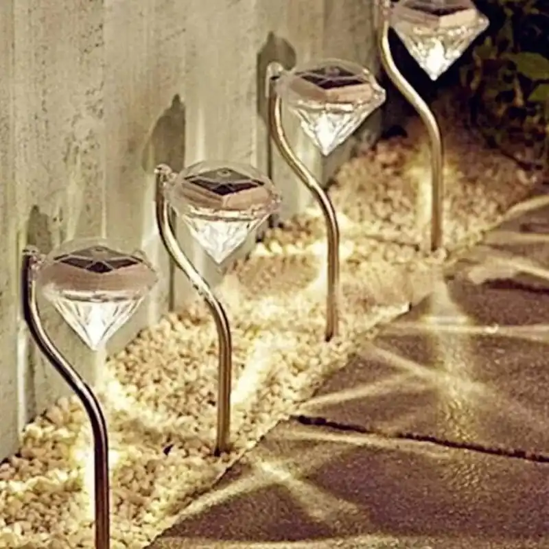Lampe solaire LED Diamant Glow
