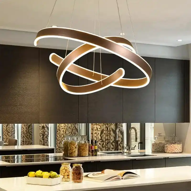 Suspension Circlet Light : alliage en aluminium acrylique LED