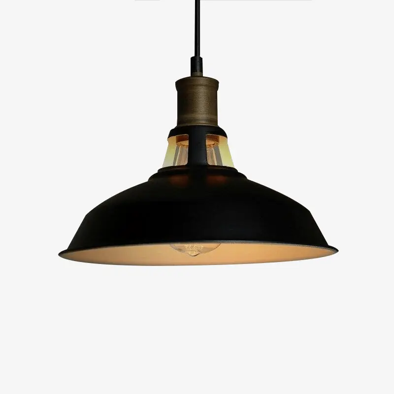 Suspension Vintage Conique en Métal Edison - Éclairage Rétro