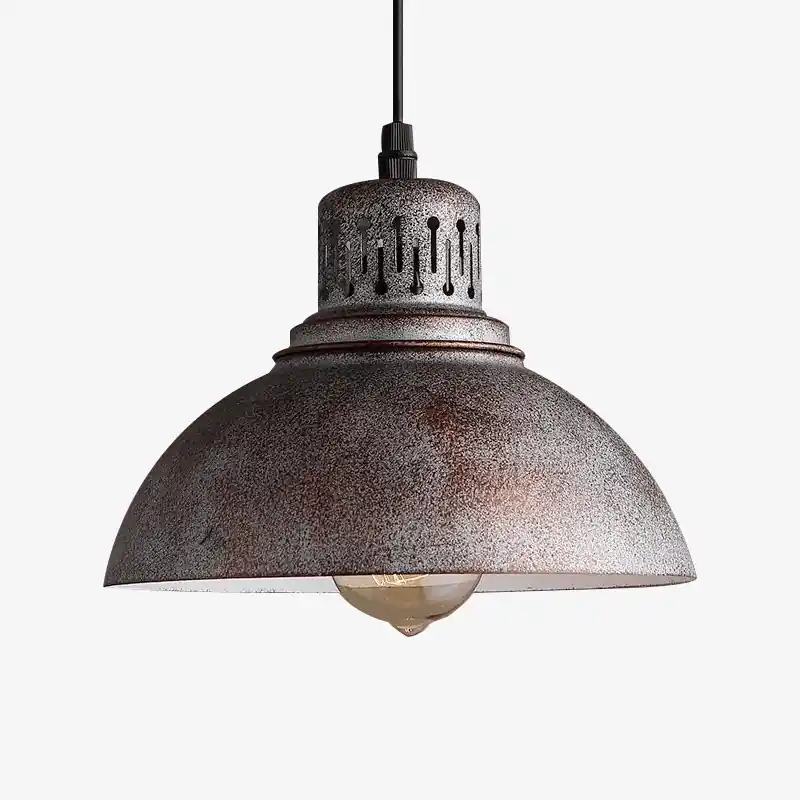 Suspension rétro en métal « Rustic Chic »