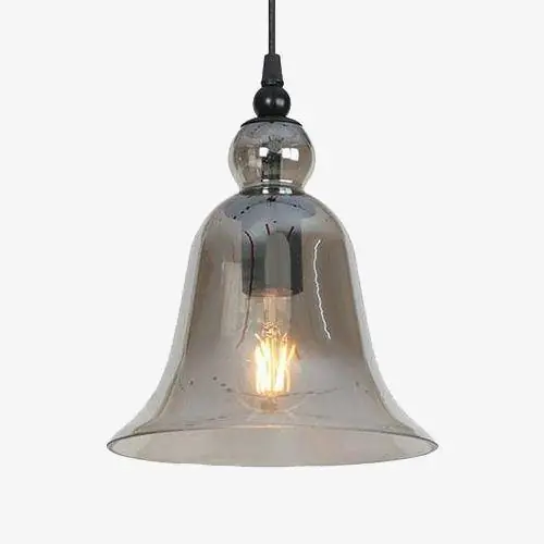 Suspension Cloche en Verre Colorée