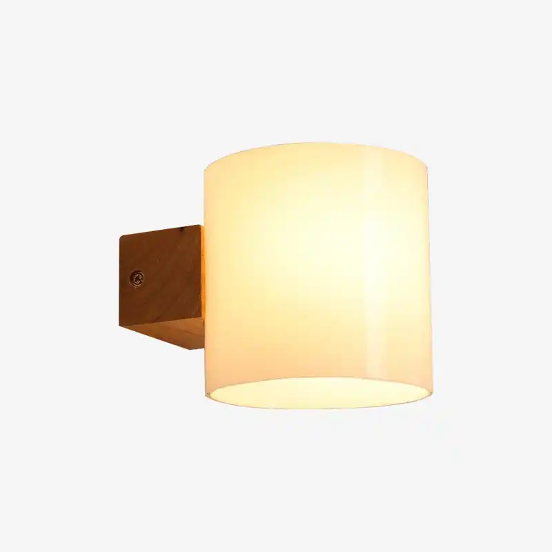 Applique murale LED bois et verre Room Glow