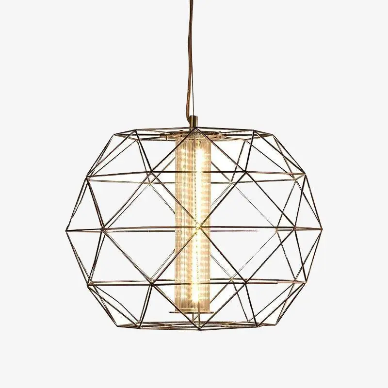 Suspension Geometric Cage - Design Épuré