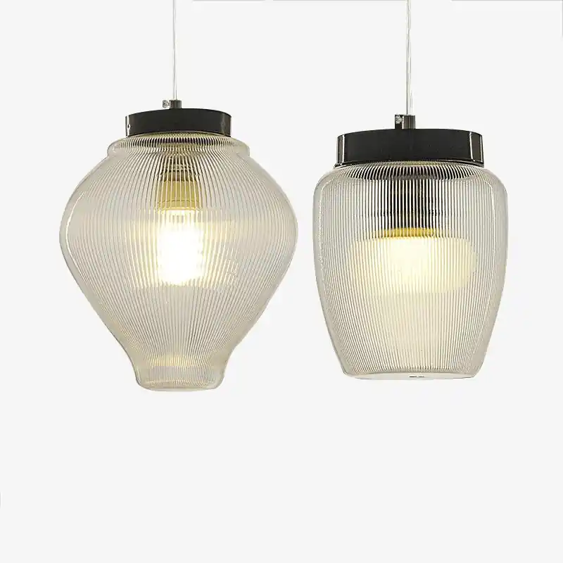 Suspension Lumineuse en Verre Design LED