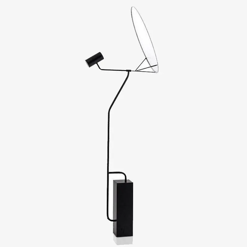 Lampadaire design avec projection artistique