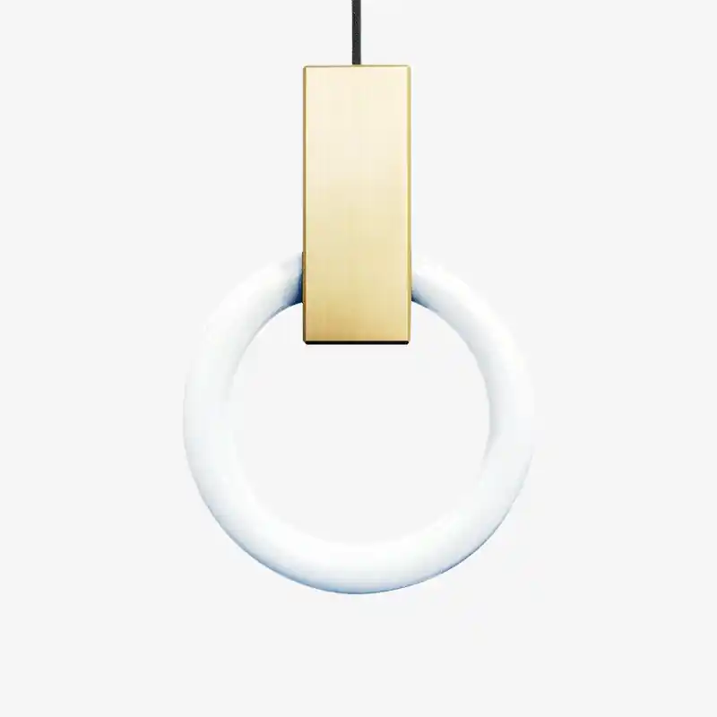 Suspension lumineuse cercle design Scandinave