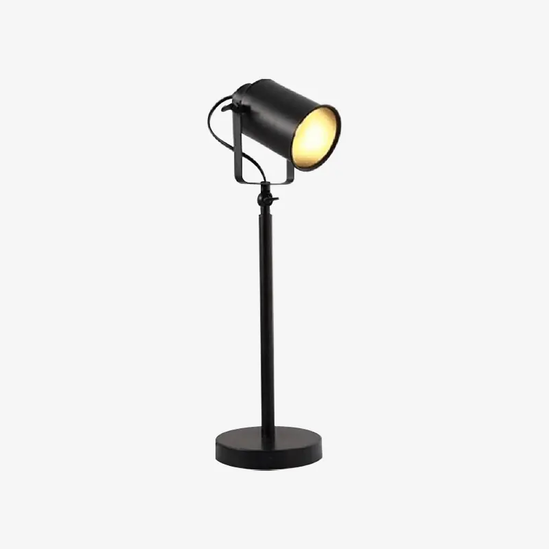 Lampe de bureau LED à spot ajustable - Noir