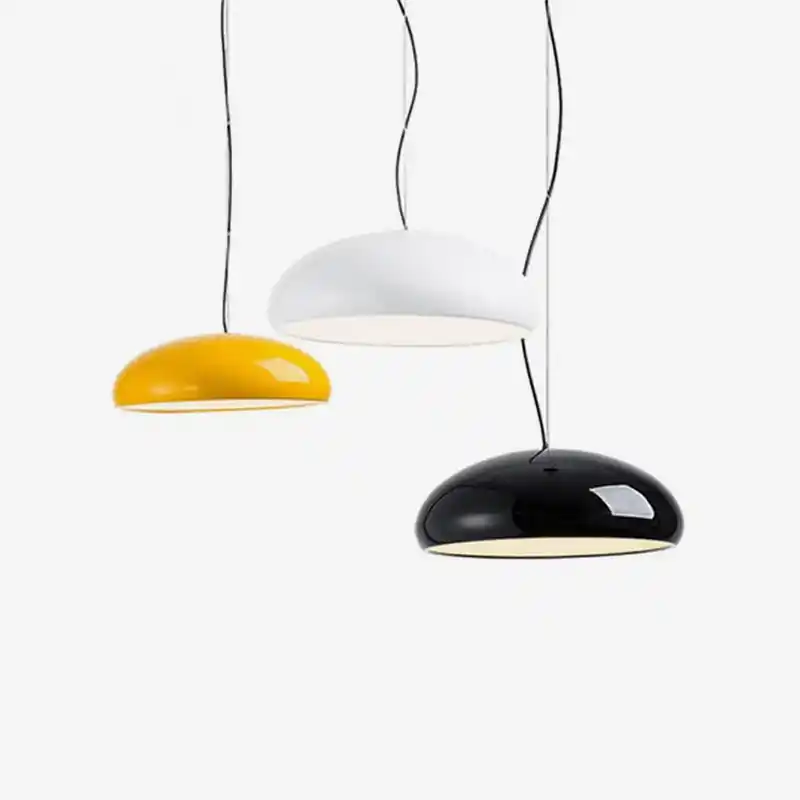 Suspension ronde design - gamme de couleurs assorties