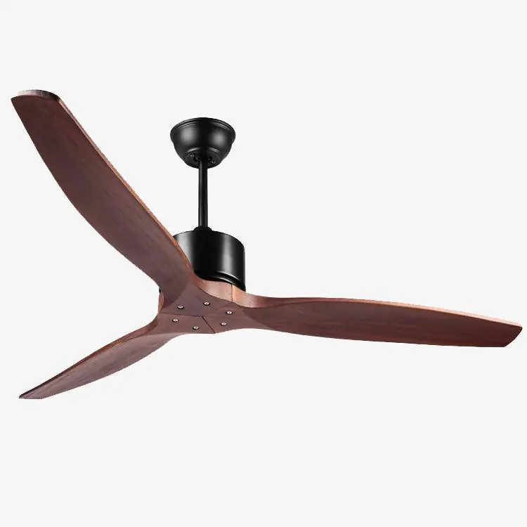 Ventilateur de plafond en bois à 3 pales FanWood.