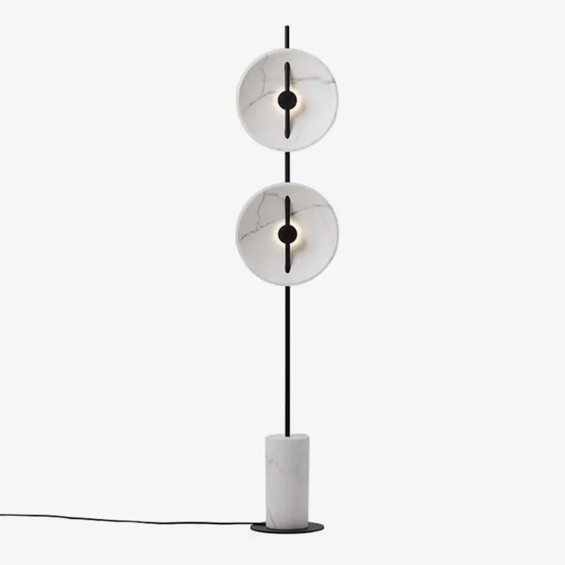 Lampadaire design à LED Tripot en marbre