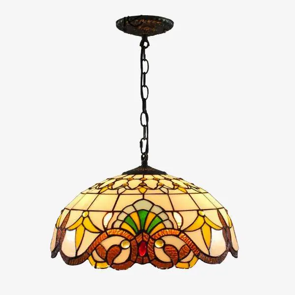 Suspension en verre cristal Vintage