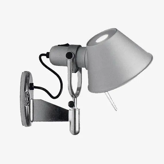 Applique murale LED argentée ajustable Hat Luxe