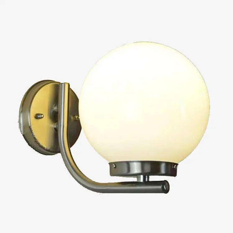 Applique murale argentée - Boule en verre Ball