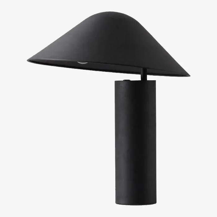 Lampe de chevet noire de luxe \\"Elegance\\".