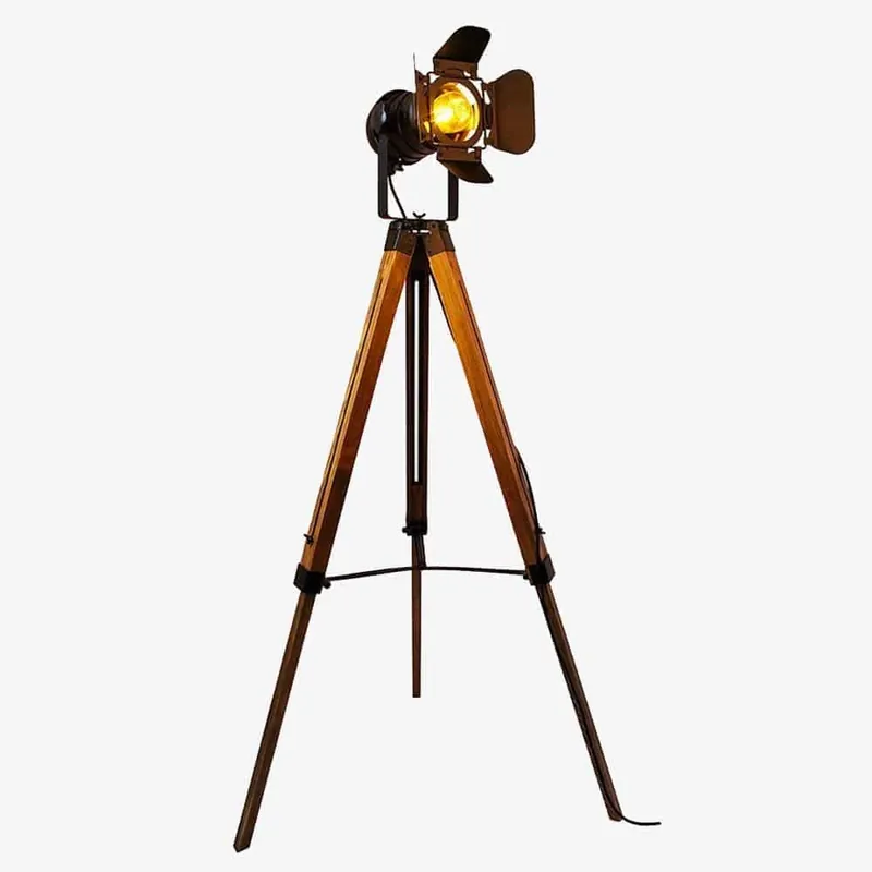 Lampadaire Projectorwood sur Pied