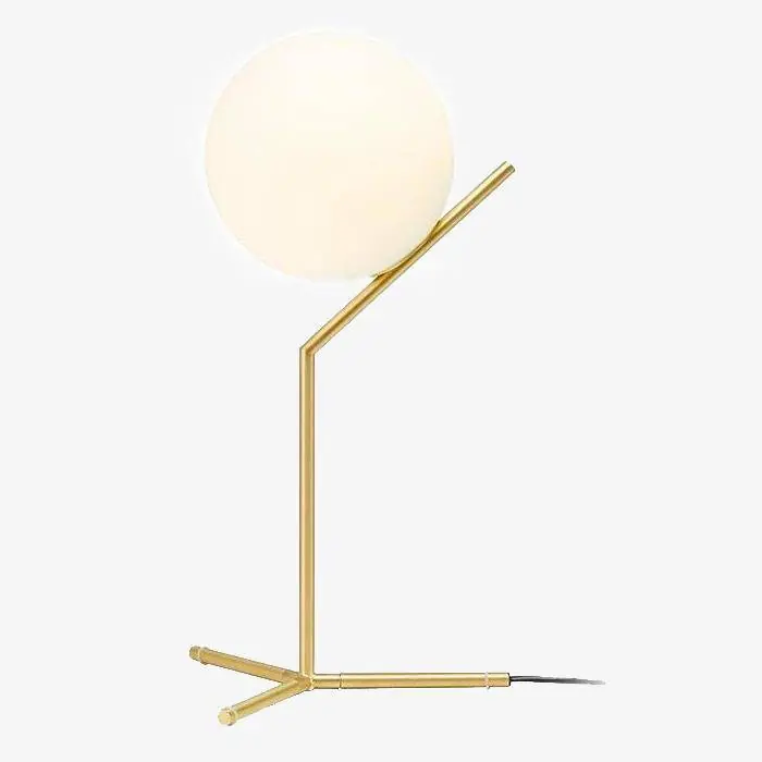 Lampe de chevet dorée Lampen