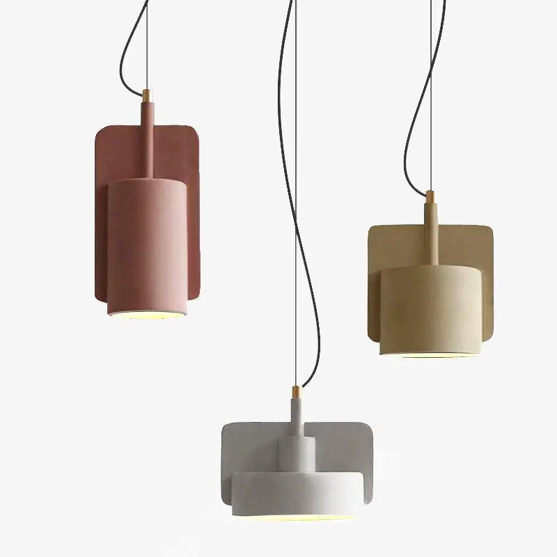 Suspension LED en ciment design