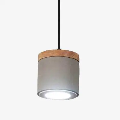 Suspension LED design rétro grise Settember