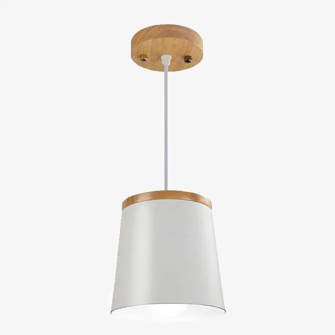 Suspension Aisilan - Design Bois et Métal Blanc