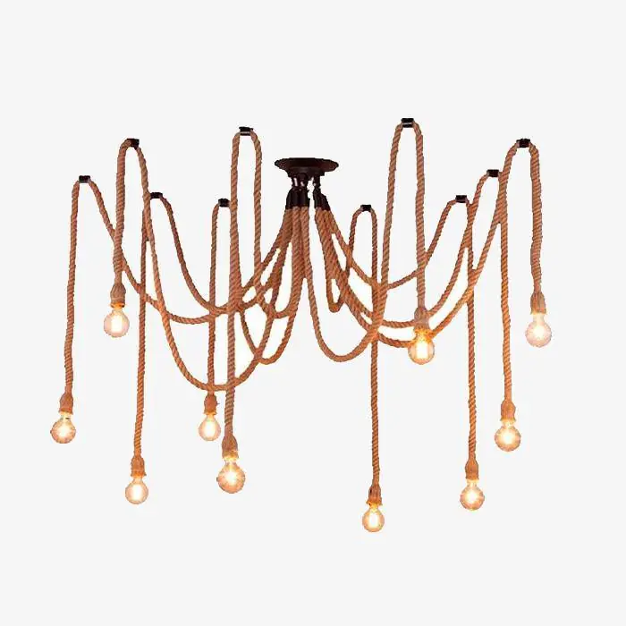Suspension Luminaire Design en Corde Dining