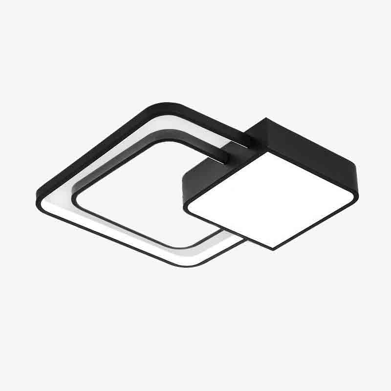 Plafonnier LED design - Noir et Blanc - Bwart