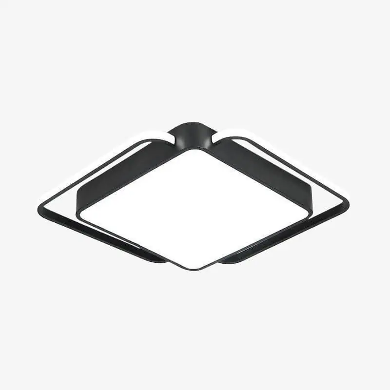 Plafonnier LED design noir et blanc Bwart