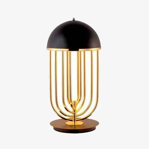 Lampe à poser dorée LED Luxe
