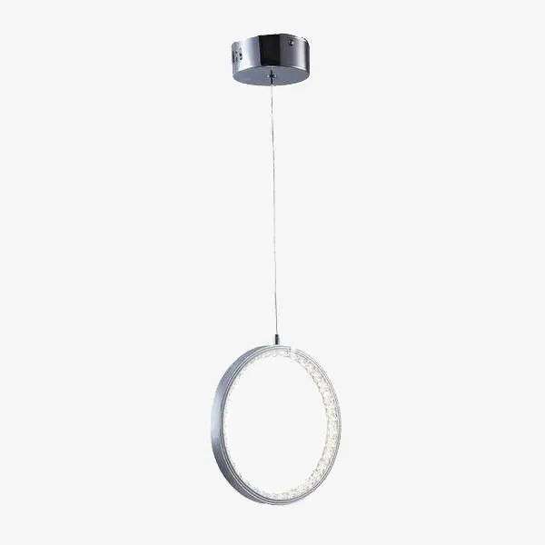 Suspension LED Crystal Circle
