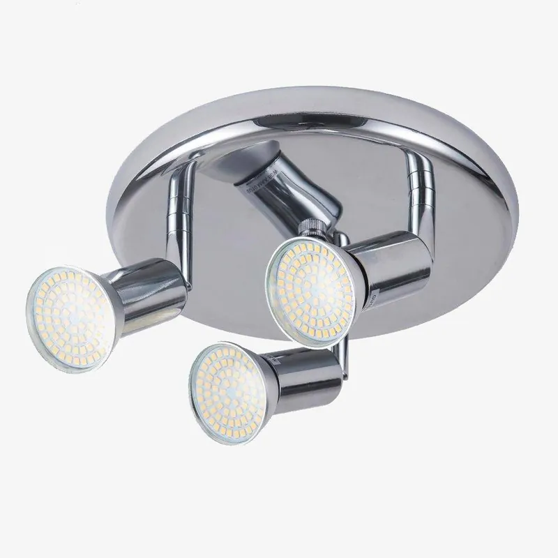 Plafonnier LED Chromé Moderne