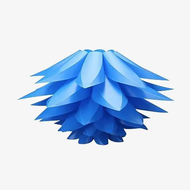 Suspension Puzzle en Forme de Fleur Blanche